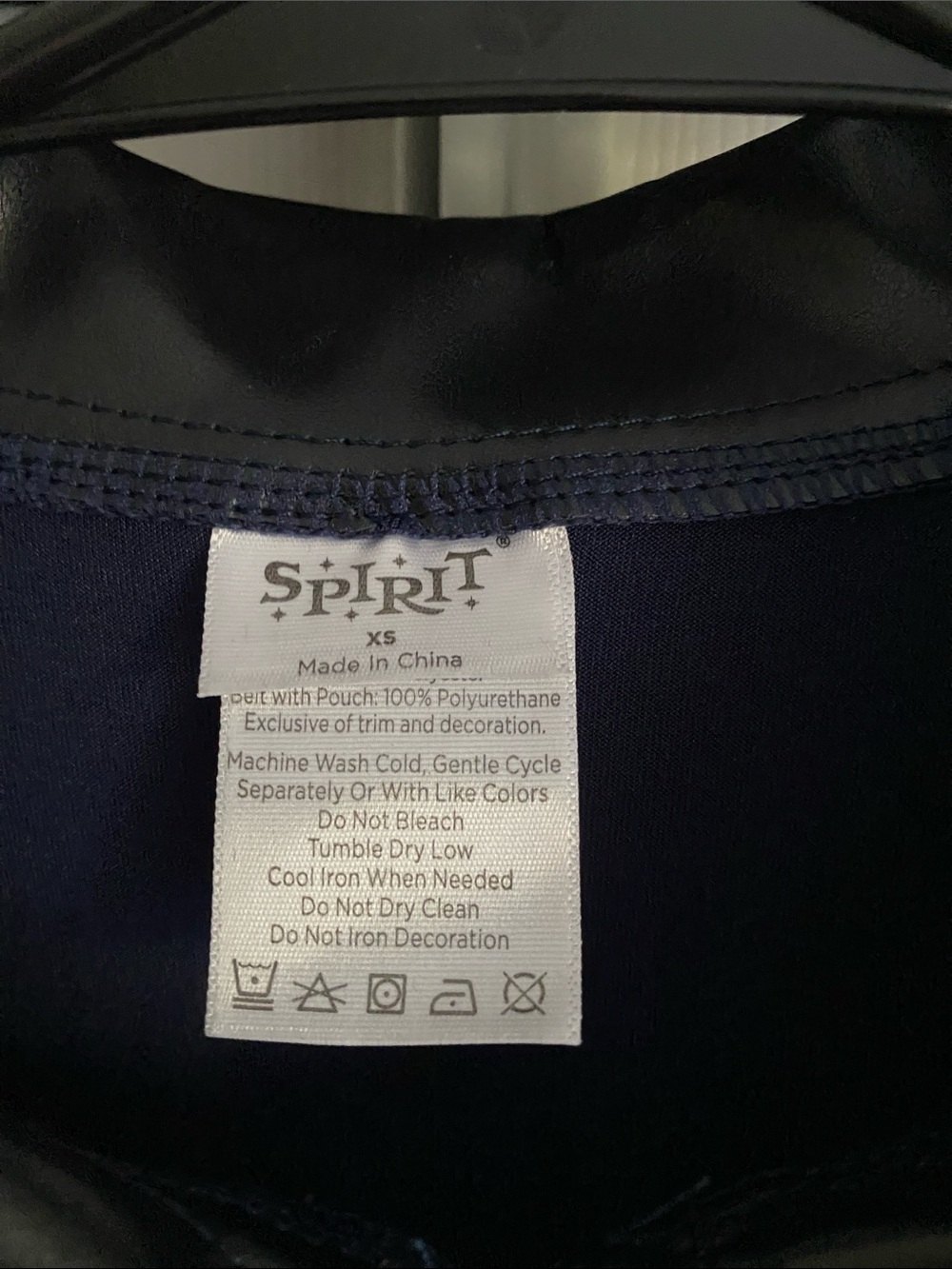 🌙 Spirit Navy Police-Inspired Women’s Romper Costume Extra Small - Picture 6 of 9